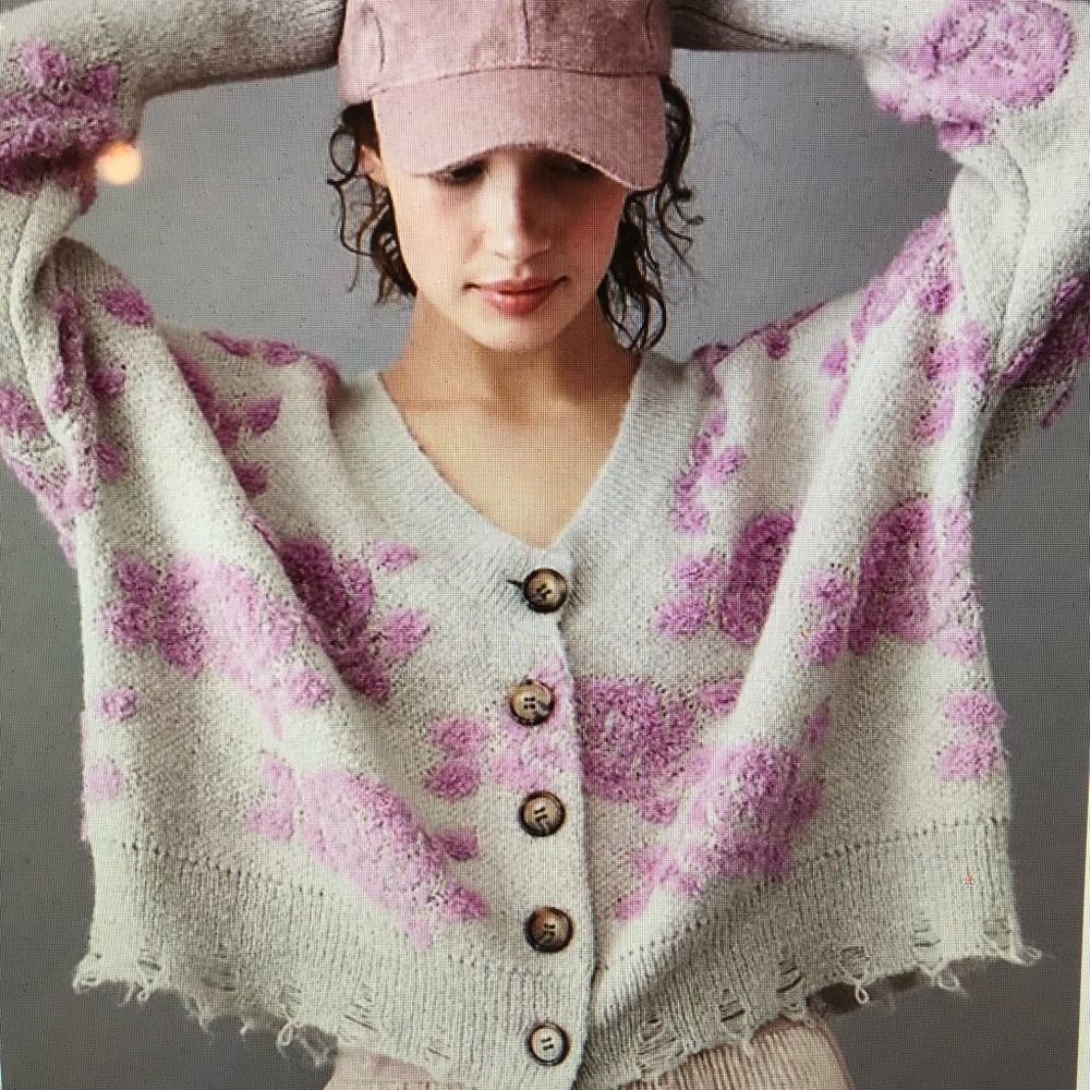 (Sold) NWT Anthropologie cardigan sweater, oversized, size S
